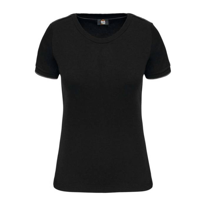 NŐI RÖVID UJJÚ DAYTODAY PÓLÓ - Black/Silver<br><small>EA-WK3021BL/SI-2XL</small>