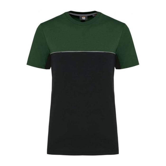 UNISEX ECO-FRIENDLY SHORT SLEEVE TWO-TONE T-SHIRT