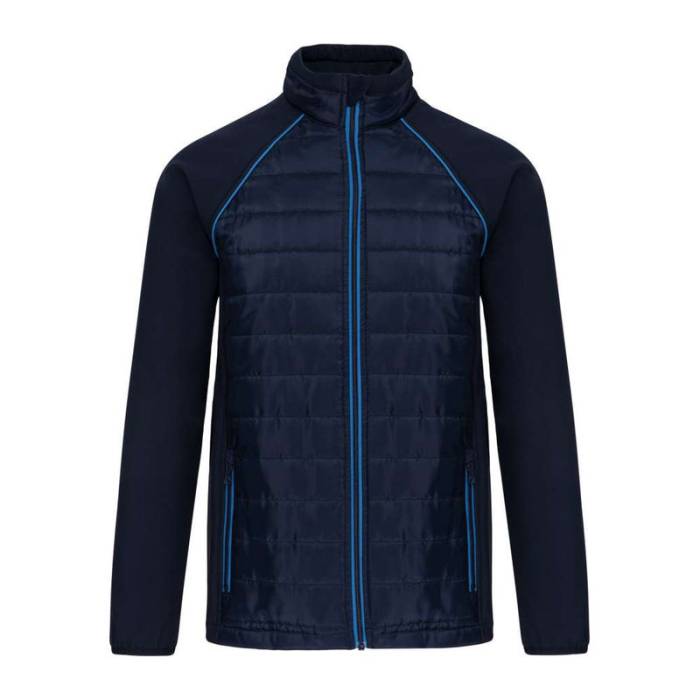 UNISEX DUAL-FABRIC DAYTODAY JACKET - Navy/Light Royal Blue<br><small>EA-WK6147NV/LRO-2XL</small>