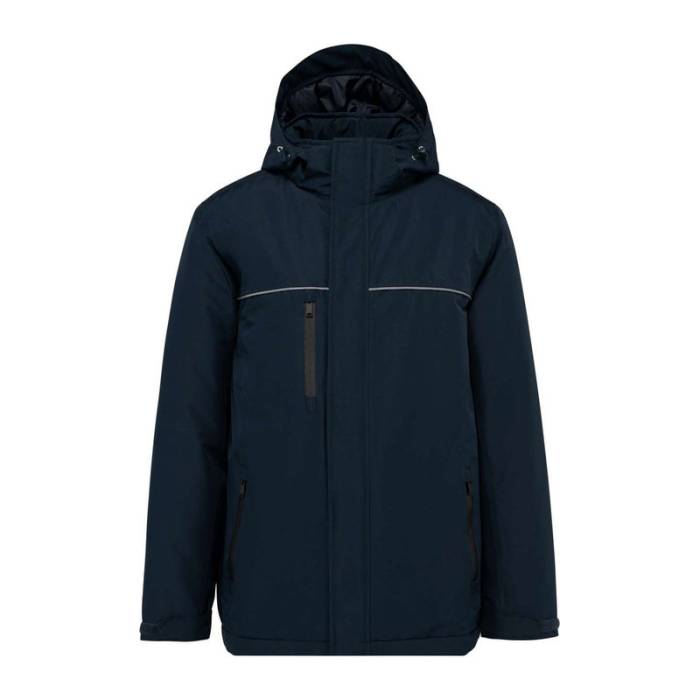 UNISEX HOODED PERFORMANCE PARKA - Navy<br><small>EA-WK650NV-2XL</small>