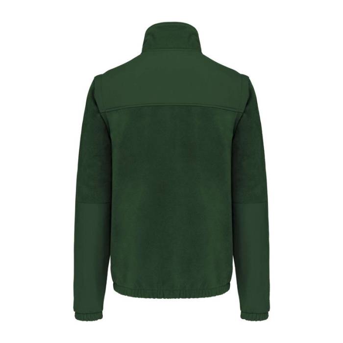 FLEECE JACKET WITH REMOVABLE SLEEVES - Forest Green<br><small>EA-WK9105FO-2XL</small>