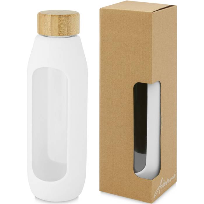Tidan vizesüveg szilikon pánttal, 600 ml, fehér - fehér<br><small>GO-10066601</small>