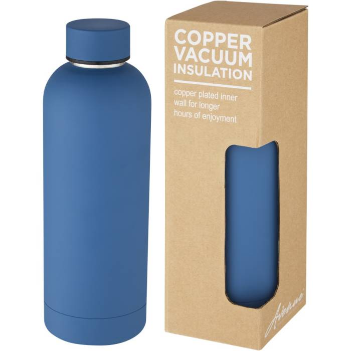 Spring réz-vákuumos palack, 500 ml, kék