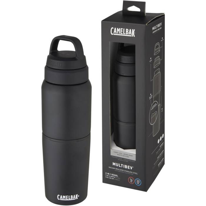 MultiBev palack (500 ml) és pohár (350 ml), fekete - fekete<br><small>GO-10071690</small>