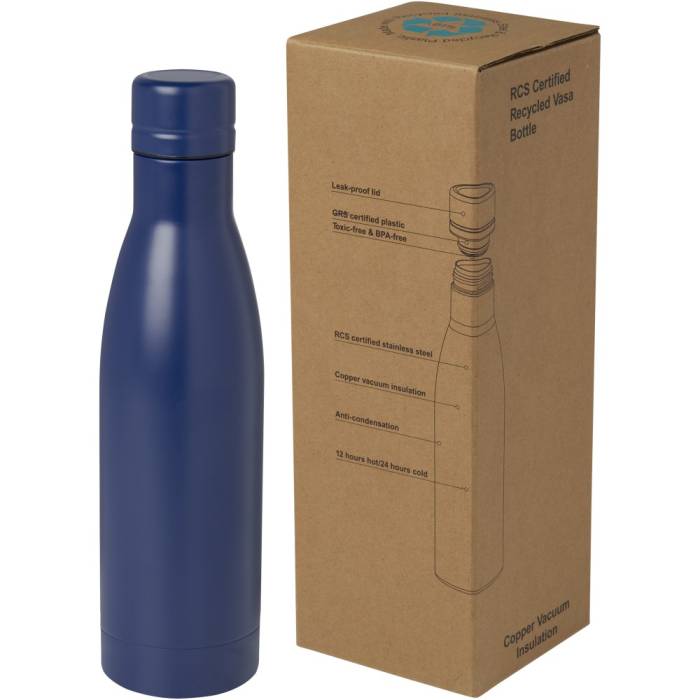 Vasa újraacél réz-vákuumos palack, kék - kék<br><small>GO-10073652</small>