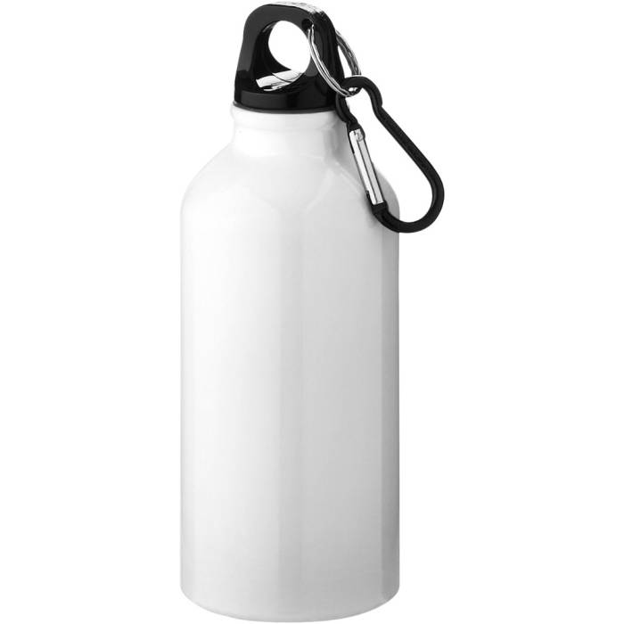 Oregon újraalumínium palack karabinerrel, 400 ml, fehér - fehér<br><small>GO-10073801</small>