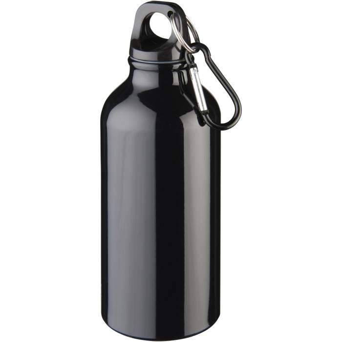 Oregon újraalumínium palack karabinerrel, 400 ml, fekete - fekete<br><small>GO-10073890</small>