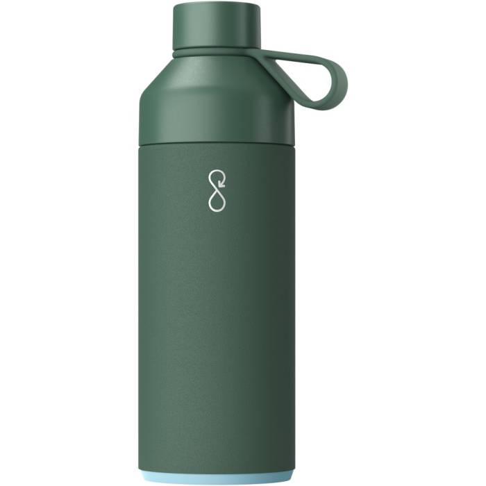 Big Ocean Bottle vákuumos vizespalack, 1L, zöld
