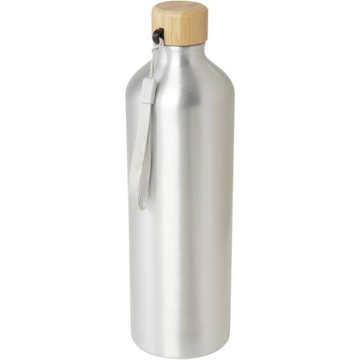 Malpeza alumínium vizes palack, 1000 ml, ezüst