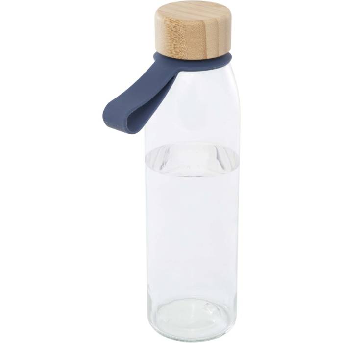Porto üveg vizespalack, 500 ml, tengerkék