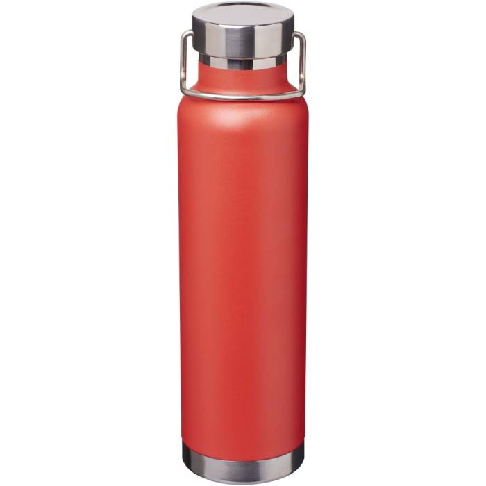 Thor rozsdamentes acél, vákuumos vizespalack, 650 ml, piro...