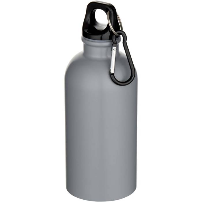 Oregon újraacél vizespalack karabinerrel, 400 ml, szürke...