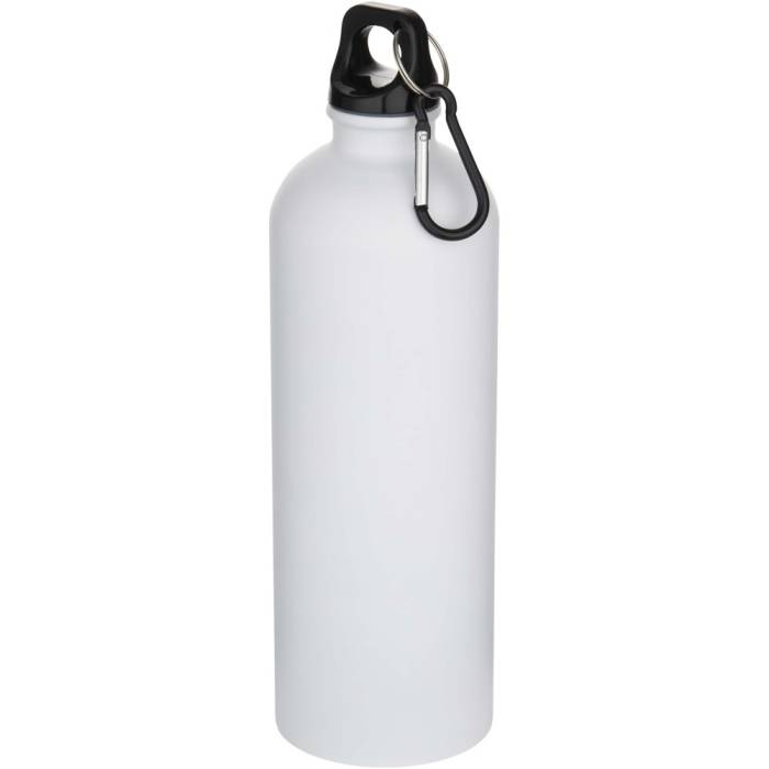 Oregon újraacél vizespalack karabinerrel, 400 ml, fehér