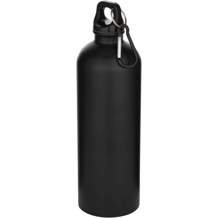 Oregon újraacél vizespalack karabinerrel, 400 ml, fekete