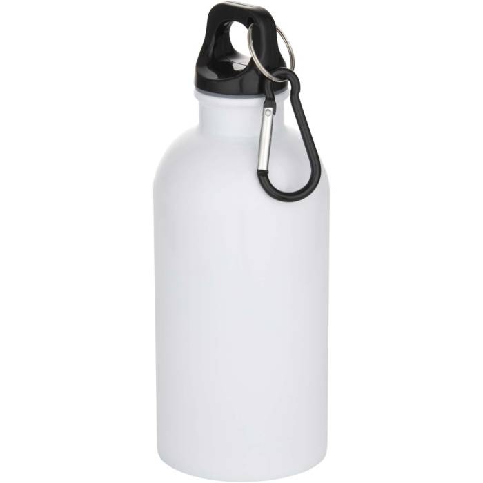 Oregon újraacél vizespalack karabinerrel, 400 ml, fehér