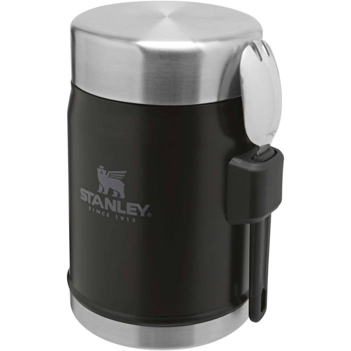 Stanley Legendary ételtartó kanálgéppel, 400 ml, fekete - fekete...<br><small>GO-10088190</small>