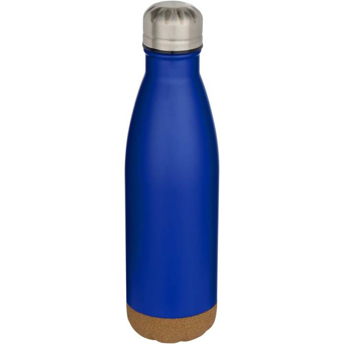 Cove duplafalú vizespalack parafával, 500 ml, királykék...
