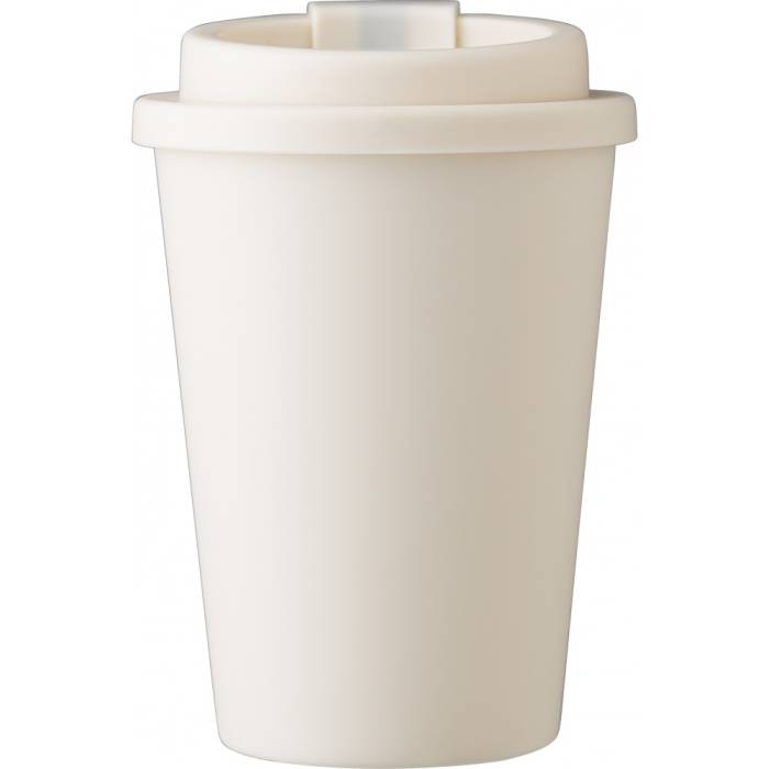 Kávéspohár csavaros fedéllel, 350 ml, bézs - bézs<br><small>GO-1015119-357CD</small>