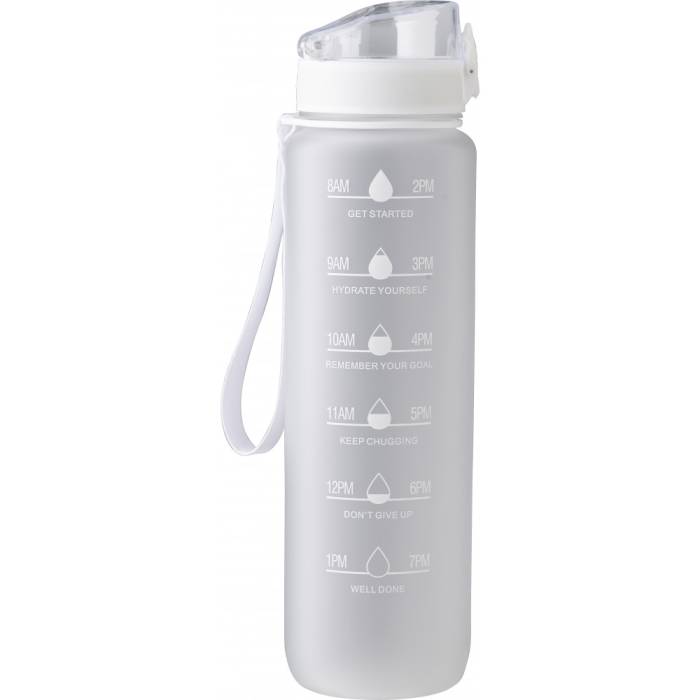 Műanyag sportpalack, 1L, átlátszó - átlátszó<br><small>GO-1015136-970CD</small>