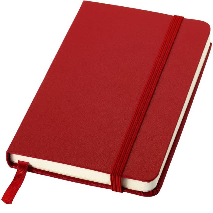 CLASSIC A/6 jegyzetfüzet, bőrhatású borítóval, piros