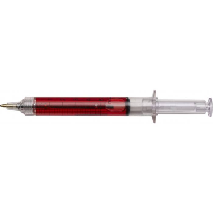 Syringe golyóstoll, piros - piros<br><small>GO-1063-08</small>