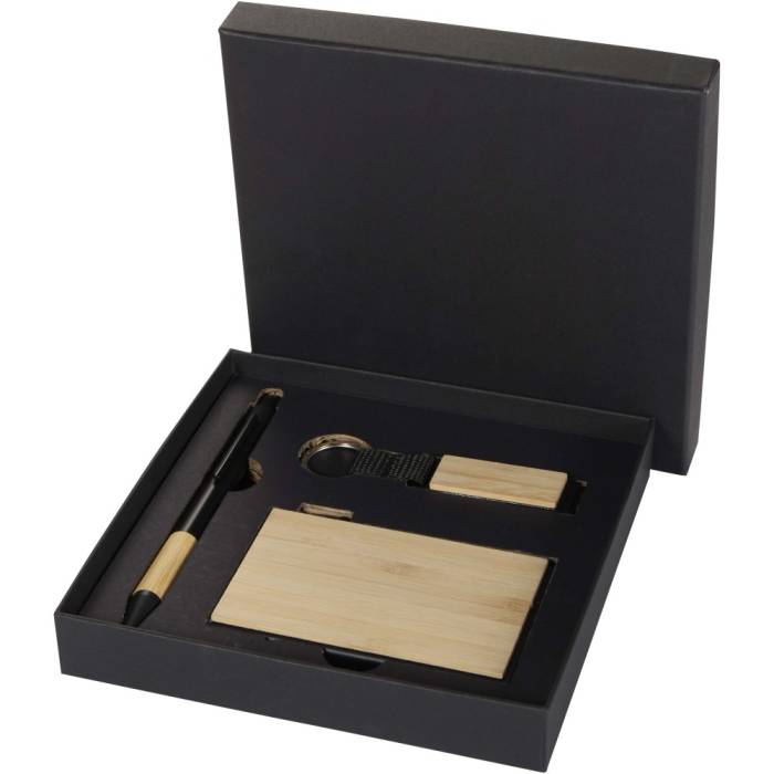 Minka ajándékszett, natúr/fekete