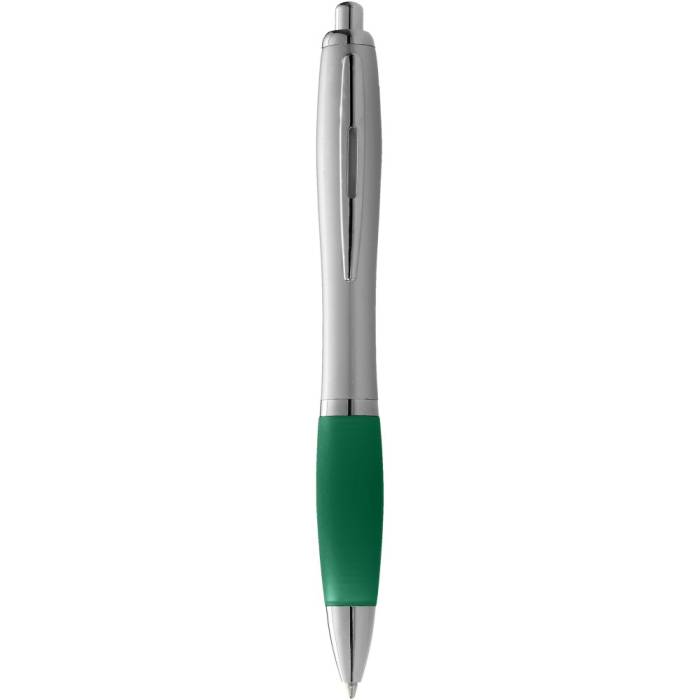 Nash golyóstoll fekete tollbetéttel, zöld/ezüst - zöld-ezüst<br><small>GO-10635501</small>