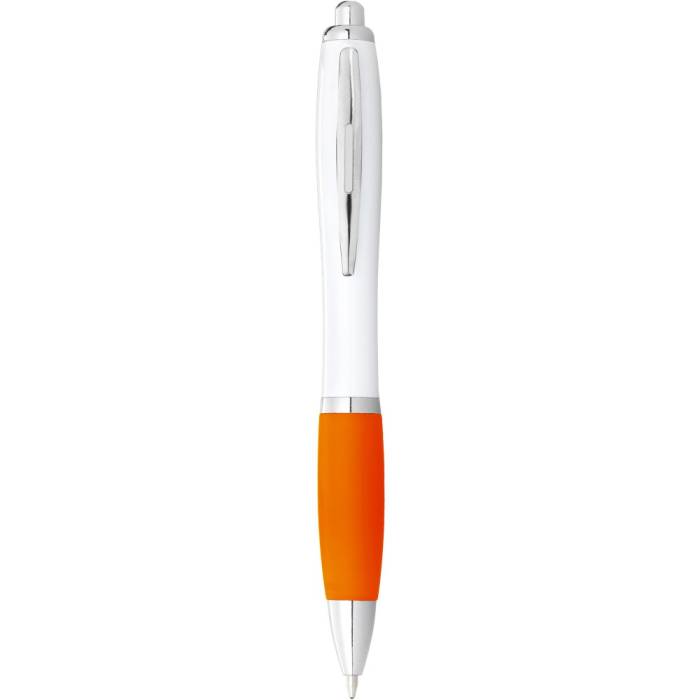 Nash golyóstoll fekete tollbetéttel, fehér/narancs - fehér-narancs<br><small>GO-10637108</small>