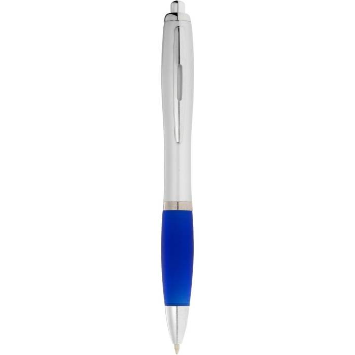 Nash golyóstoll kék tollbetéttel, ezüst/királykék - ezüst-királykék<br><small>GO-10707700</small>