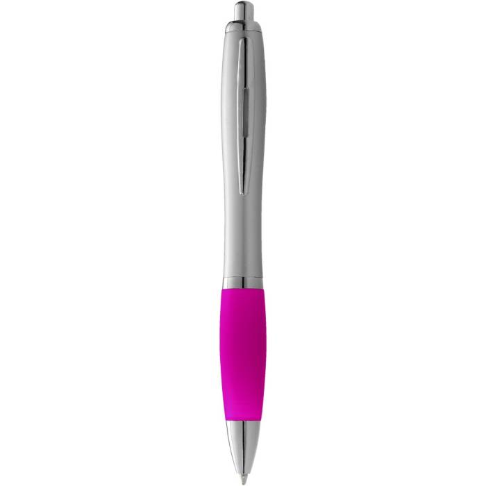 Nash golyóstoll kék tollbetéttel, ezüst/pink - ezüst-pink<br><small>GO-10707706</small>