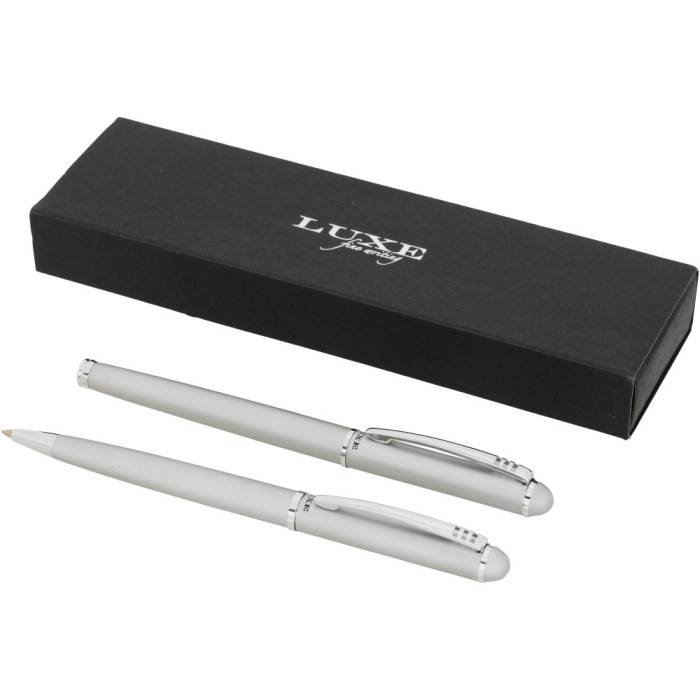 Luxe Andante tollkészlet fekete tollbetéttel, ezüst