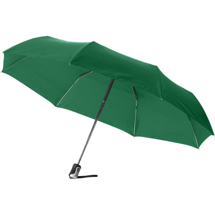 Alex 21.5`-es összecsukható automata esernyő, zöld - zöld<br><small>GO-10901608</small>