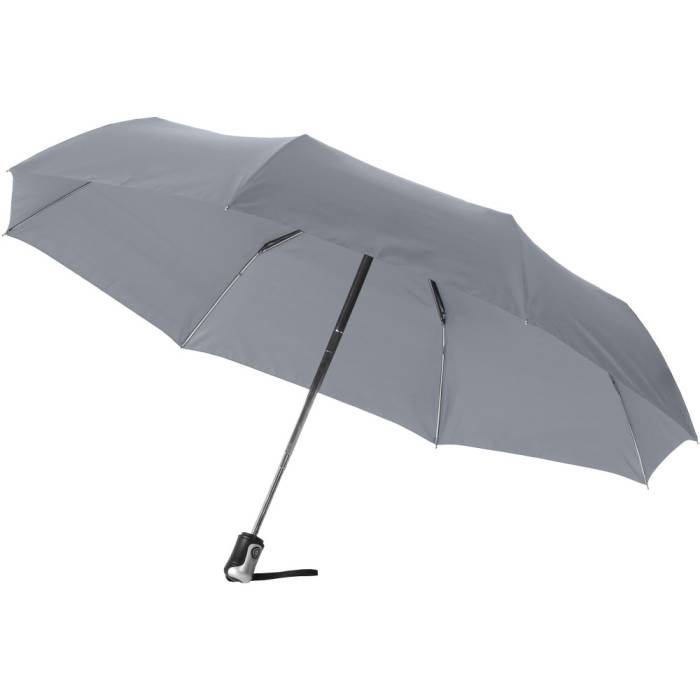 Alex 21.5`-es összecsukható automata esernyő, szürke - szürke<br><small>GO-10901609</small>