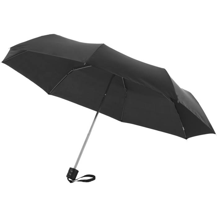 Ida 21.5` összecsukható esernyő, fekete - fekete<br><small>GO-10905200</small>