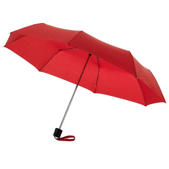 Ida 21.5` összecsukható esernyő, piros - piros<br><small>GO-10905202</small>