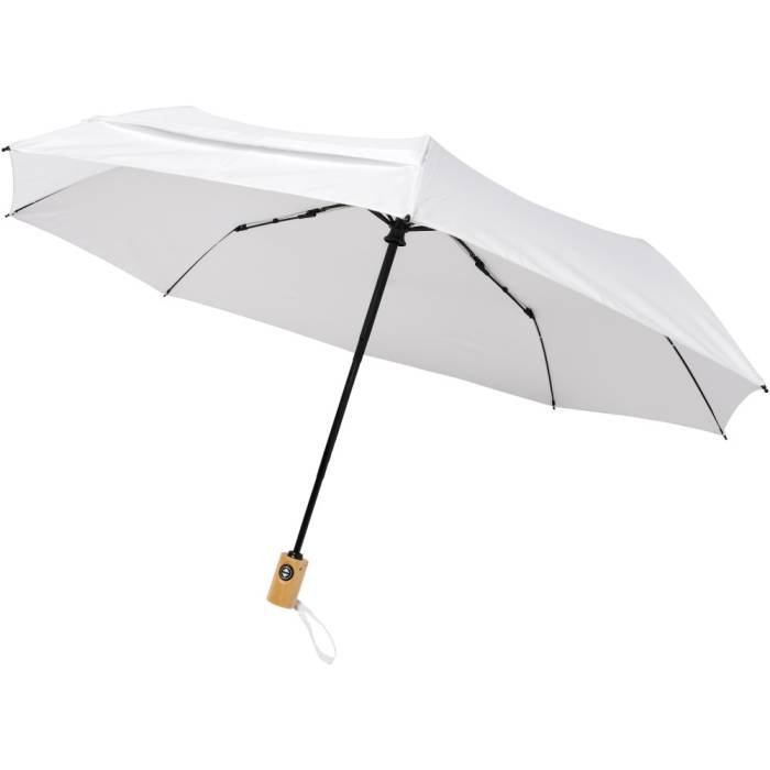 RPET összecsukható esernyő, fehér - fehér<br><small>GO-10914302</small>