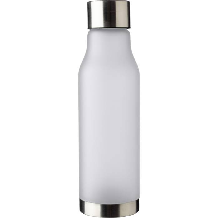 RPET palack, 600 ml, fehér