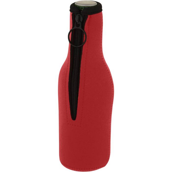 Vrie újrahasznosított neoprén palackhűtő, piros - piros<br><small>GO-11328721</small>