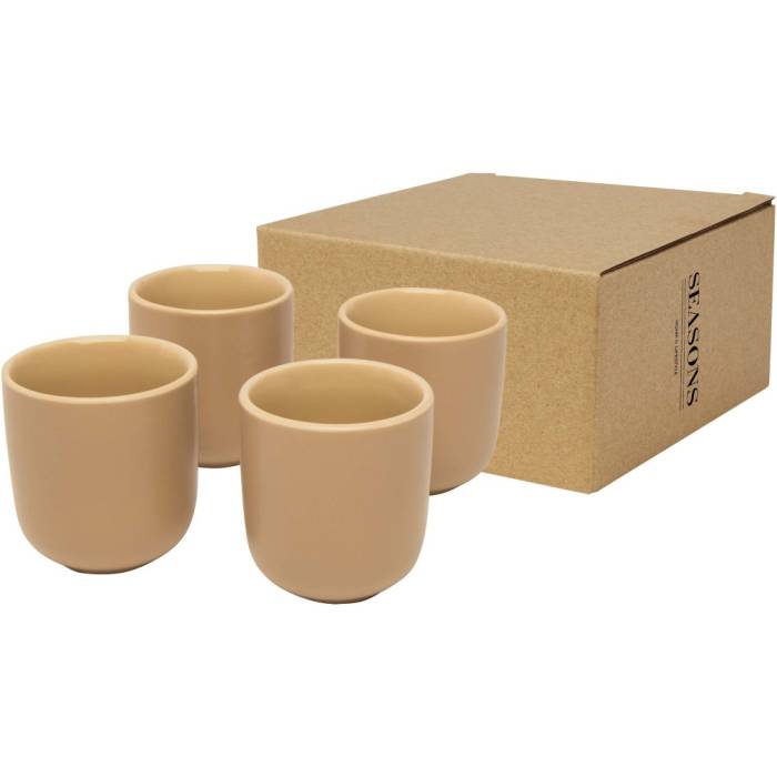 Male 90 ml-es presszókávés pohár, 4 db, zab