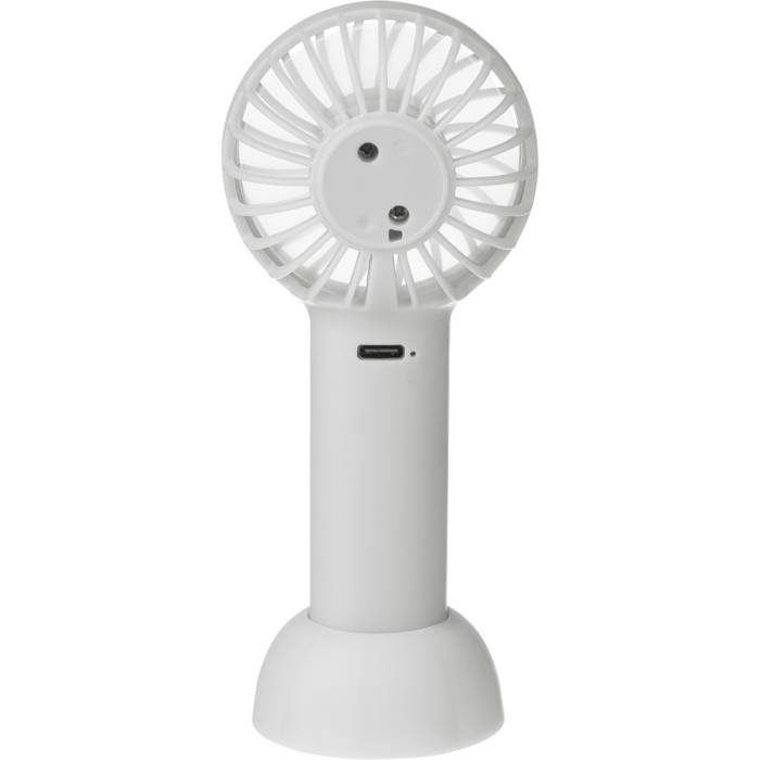 Elektromos kézi ventilátor, fehér