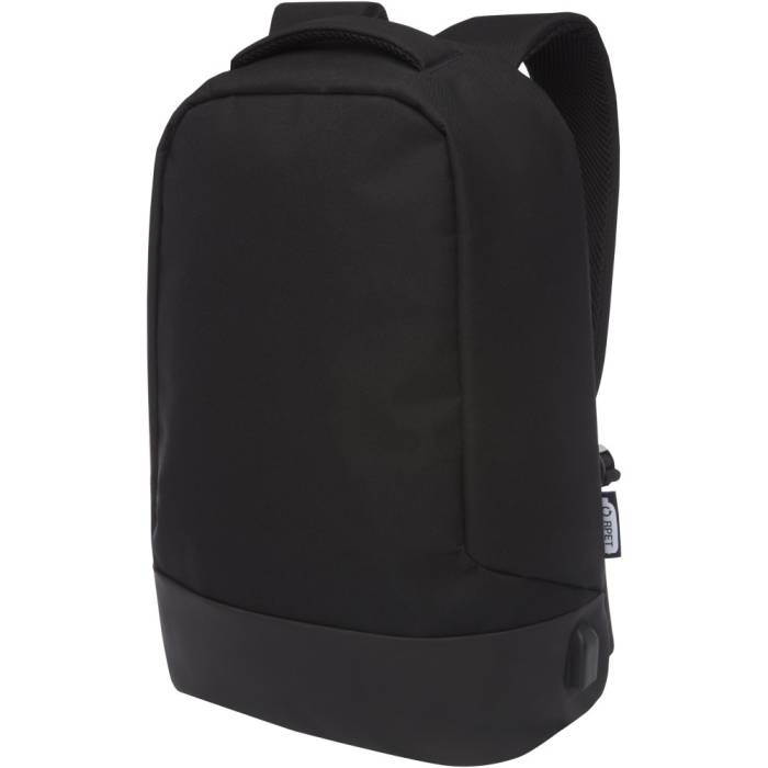 Cover RPET lopásgátló hátizsák, fekete - fekete<br><small>GO-12051090</small>