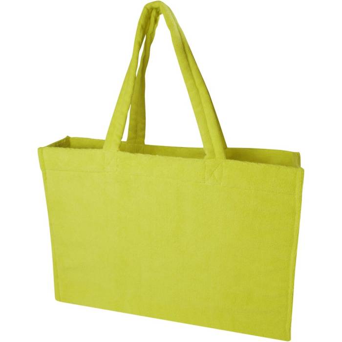 Siam frottír strandtáska, 13L, lime