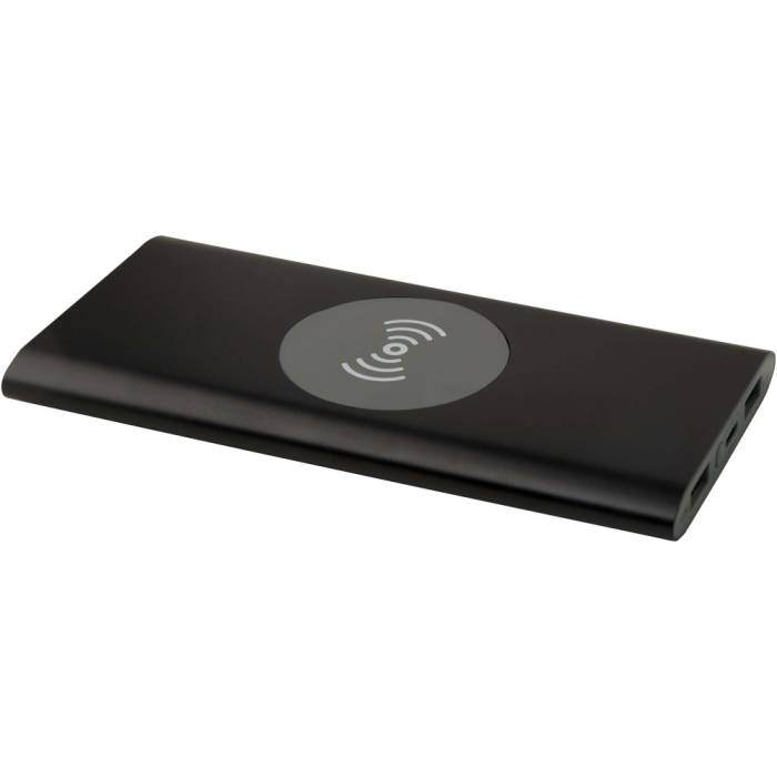 Juice alumínium vezeték nélküli powerbank, 8000 mAh, feket - fekete...<br><small>GO-12438590</small>