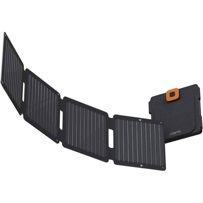 Xtorm XR2S28 SolarBooster 28W összehajtható napelem, feket...