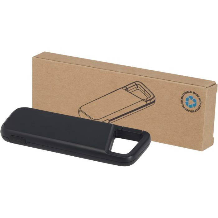 Alkes 5000 mAh vízálló powerbank, fekete - fekete<br><small>GO-12447090</small>