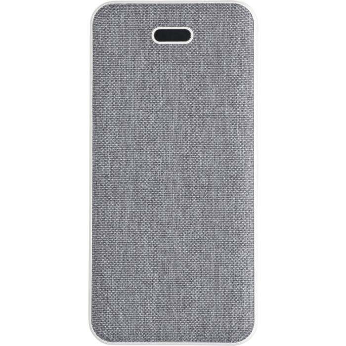 ABS powerbank, újrahasznosított anyagból, fehér