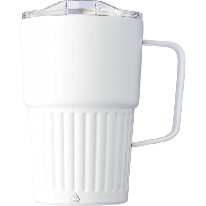 Újraacél útibögre, 450 ml, fehér - fehér<br><small>GO-1267377-02</small>