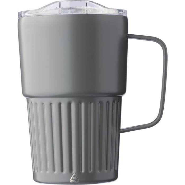 Újraacél útibögre, 450 ml, szürke