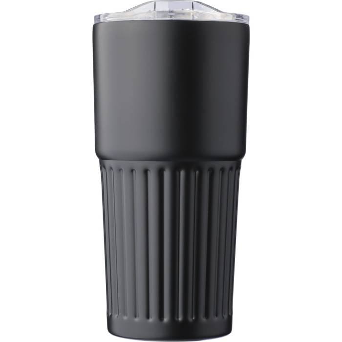 Újraacél útipohár, 500 ml, fekete