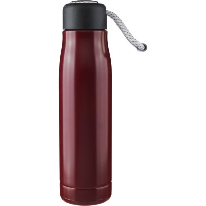 Duplafalú, újraacél palack, 500 ml, piros - piros<br><small>GO-1267777-08</small>